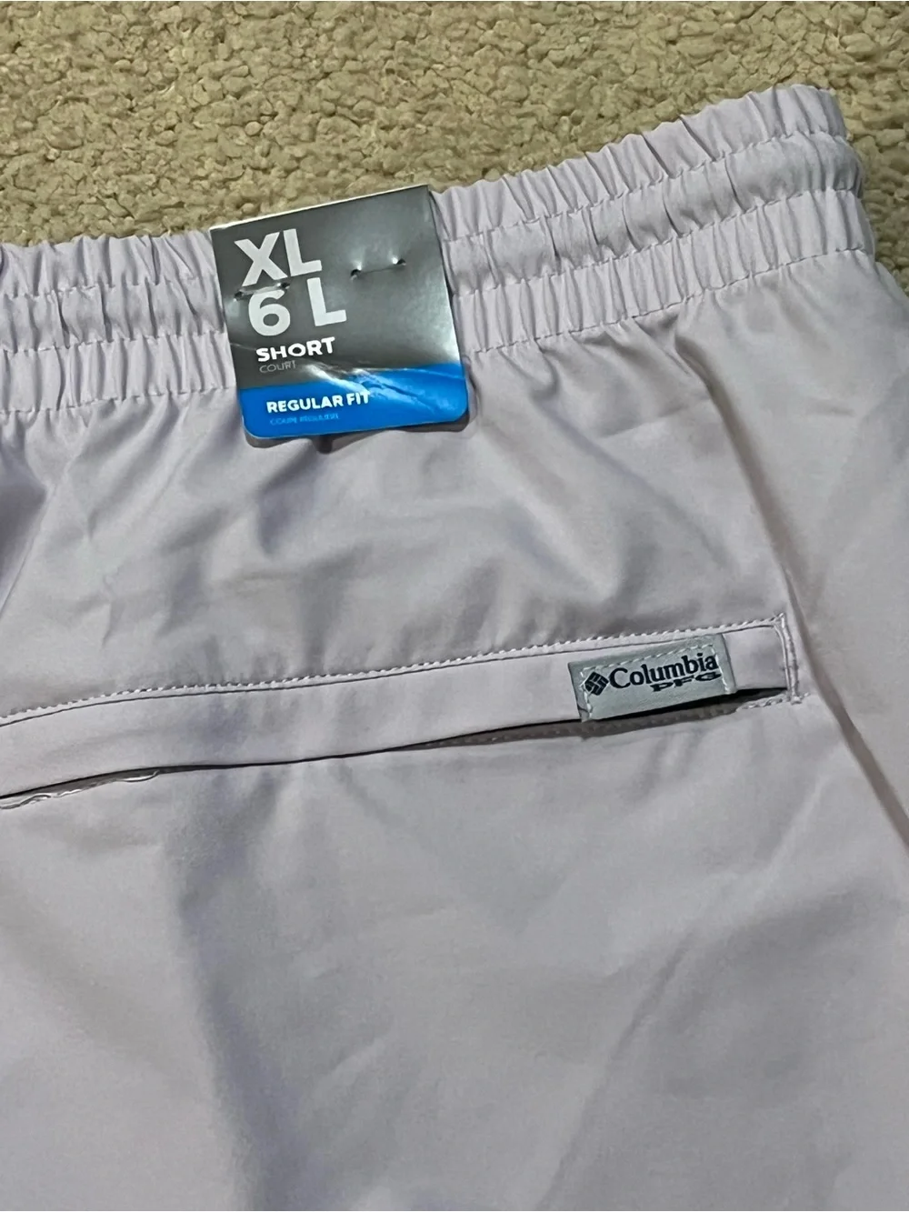Columbia PFG Rambler Water Shorts Mens XL Purple 6in Inseam FM3843-551 NWT